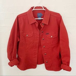 Facconable Red Jean Jacket (L)